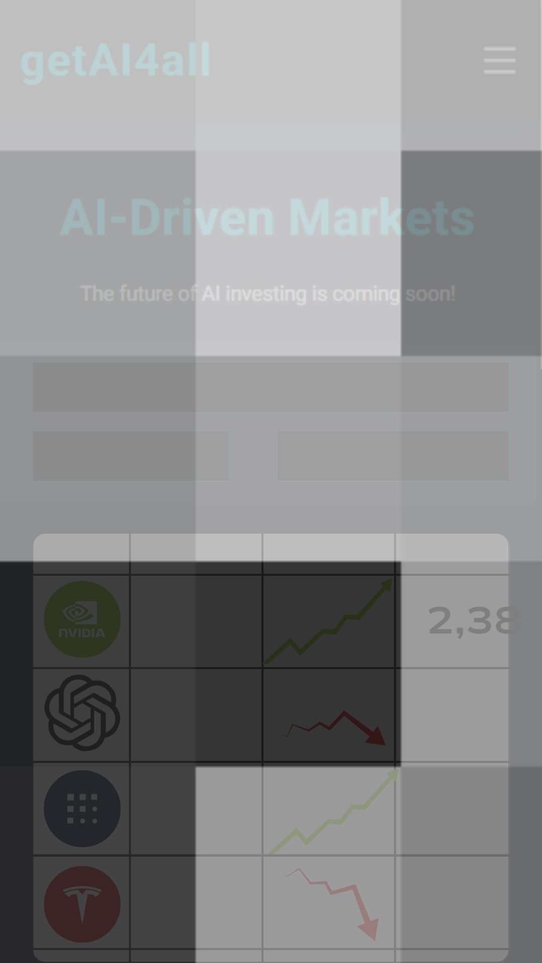 AI Markets Screenshot 2